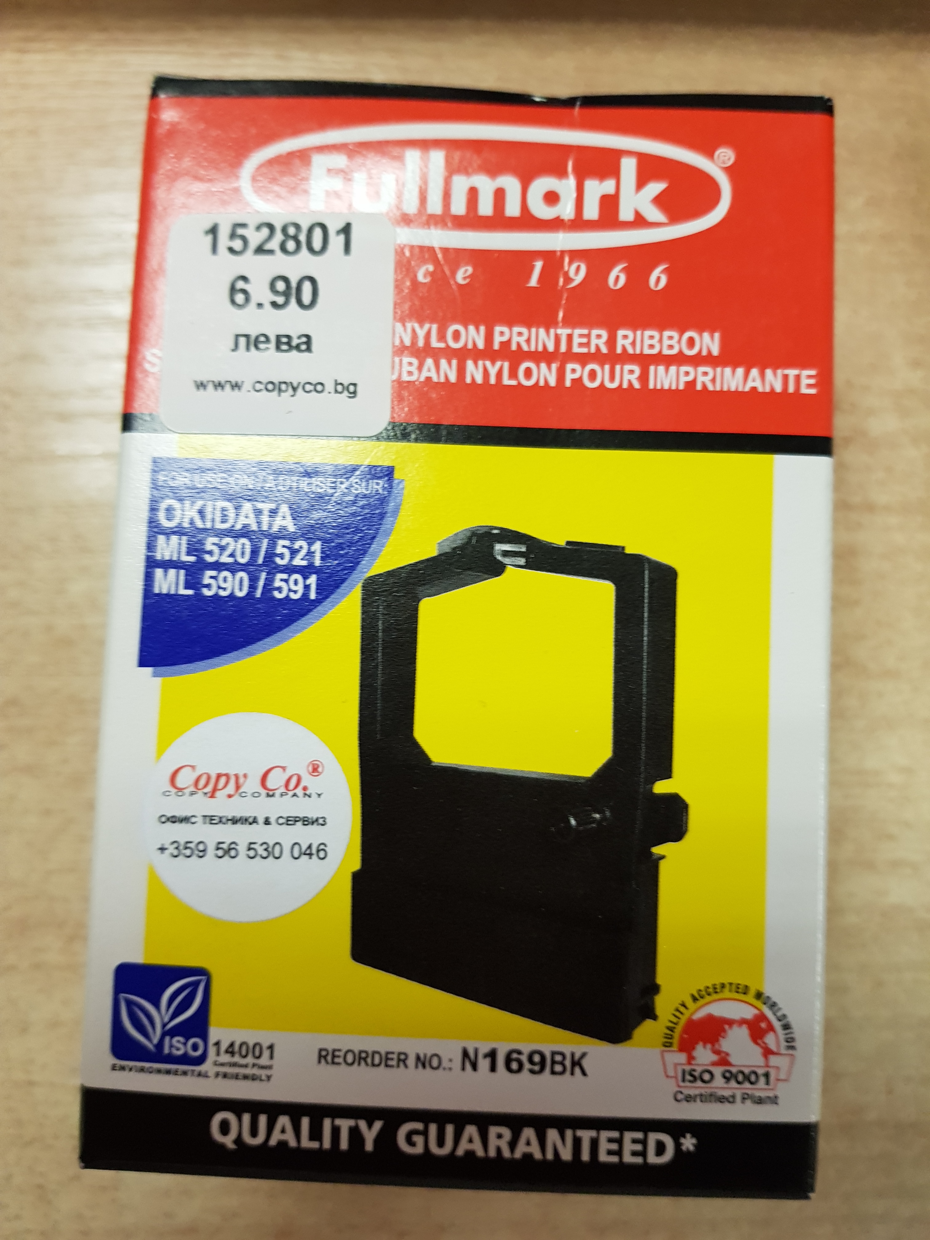 Oki f n169bkhd 2783 Найлонова лента Fullmark