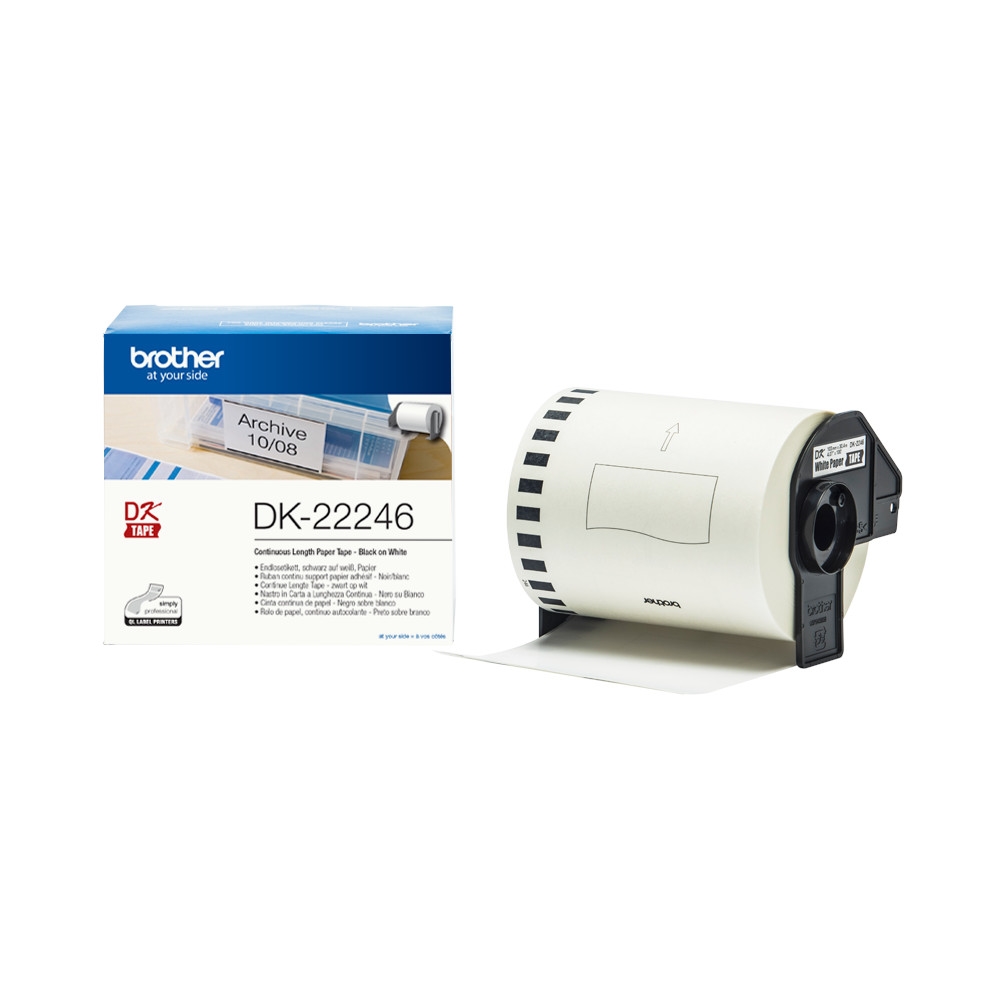 Консуматив, Brother DK-22246 Continuous Paper Label Roll - Black